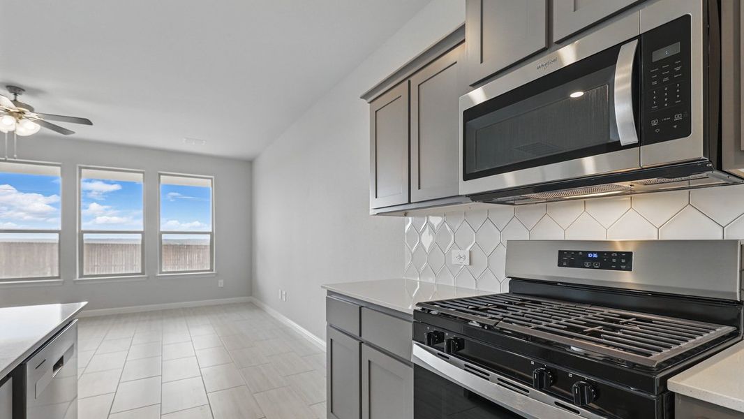 Furnished interior view inside a new home in The Canyons, Keene (Image 9).