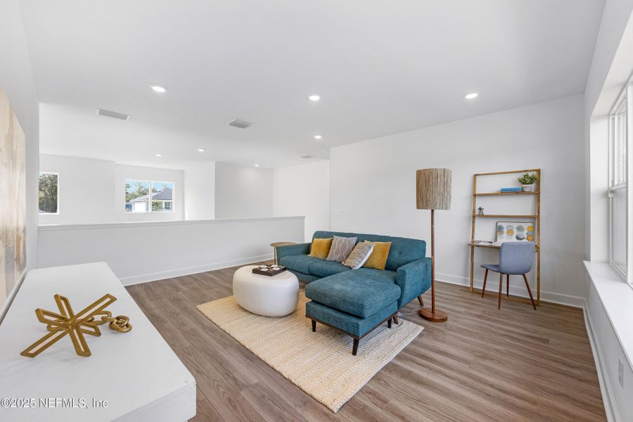 Furnished interior view inside a new home in , Jacksonville (Image 14). Furnished interior view inside a new home in , Jacksonville (Image 14).