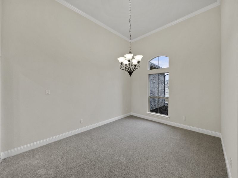 Representative unfurnished interior of a home built from the Jude by Robbie Hale Homes in High Meadows Estates, Nevada (Image 32).