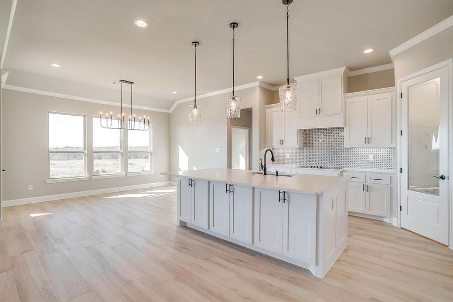 Furnished interior view inside a new home in , Weatherford (Image 10).