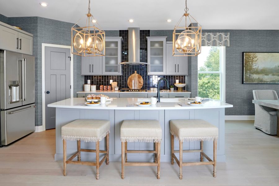 Representative furnished interior of a home built from the Clay by Fischer Homes in Leeland Farms, Fuquay Varina (Image 35).