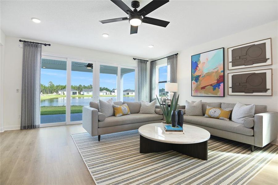 Furnished interior view inside a new home in Rye Manor at Legacy Preserve, Parrish (Image 5).