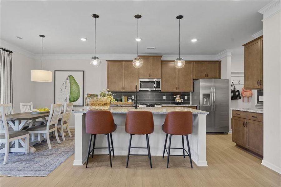 Furnished interior view inside a new home in Summerfield Place, Carrollton (Image 16).