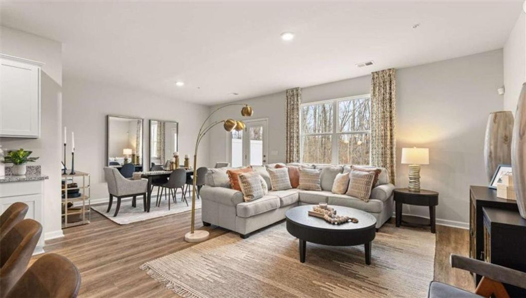 Furnished interior view inside a new home in Echo Glen, Stockbridge (Image 4).