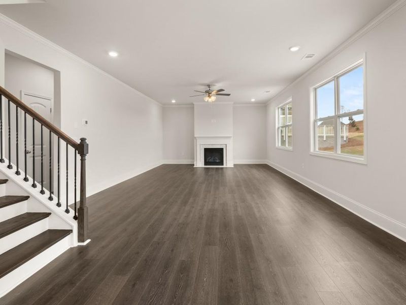 Spacious, unfurnished interior of a new home in Haven Abbey, Cumming (Image 72). Spacious, unfurnished interior of a new home in Haven Abbey, Cumming (Image 72).