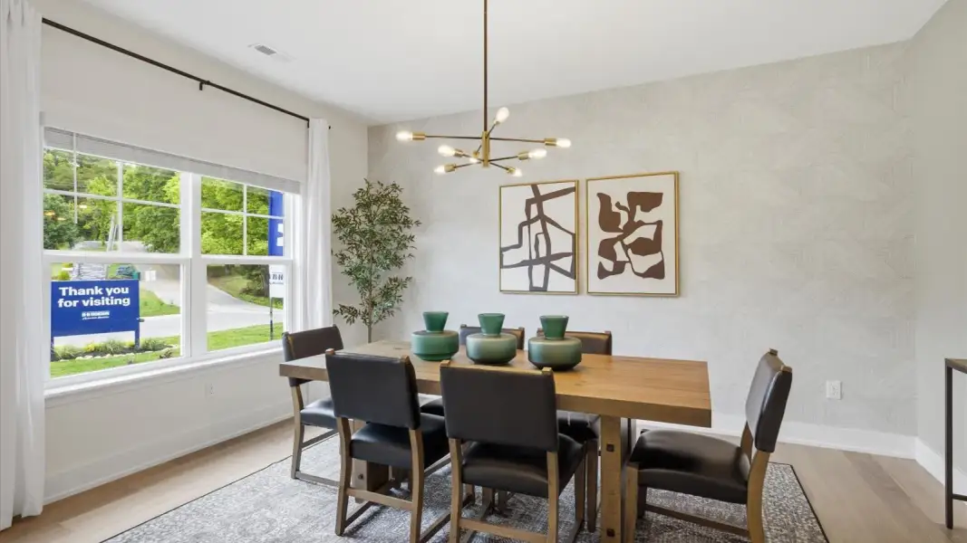 Furnished interior view inside a new home in Catlett Cove, Knoxville (Image 3).