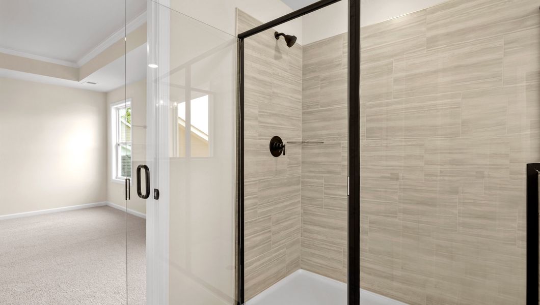 Furnished interior in a model home at Cottonwood Ridge in Piedmont (Image 19).