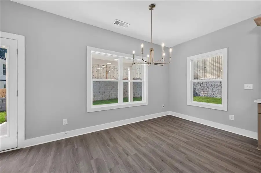 Spacious, unfurnished interior of a new home in , Atlanta (Image 16). Spacious, unfurnished interior of a new home in , Atlanta (Image 16).
