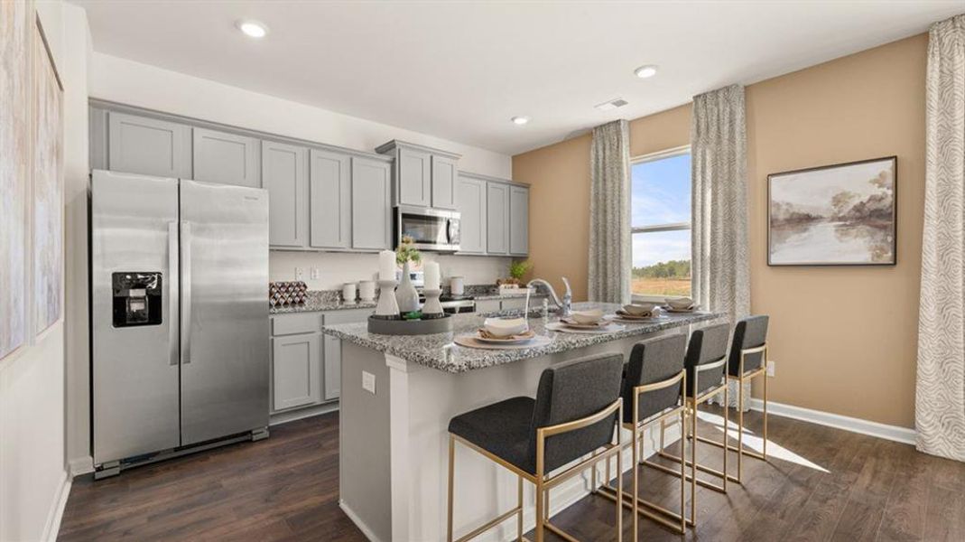 Furnished interior view inside a new home in Teamon Pointe, Griffin (Image 25).
