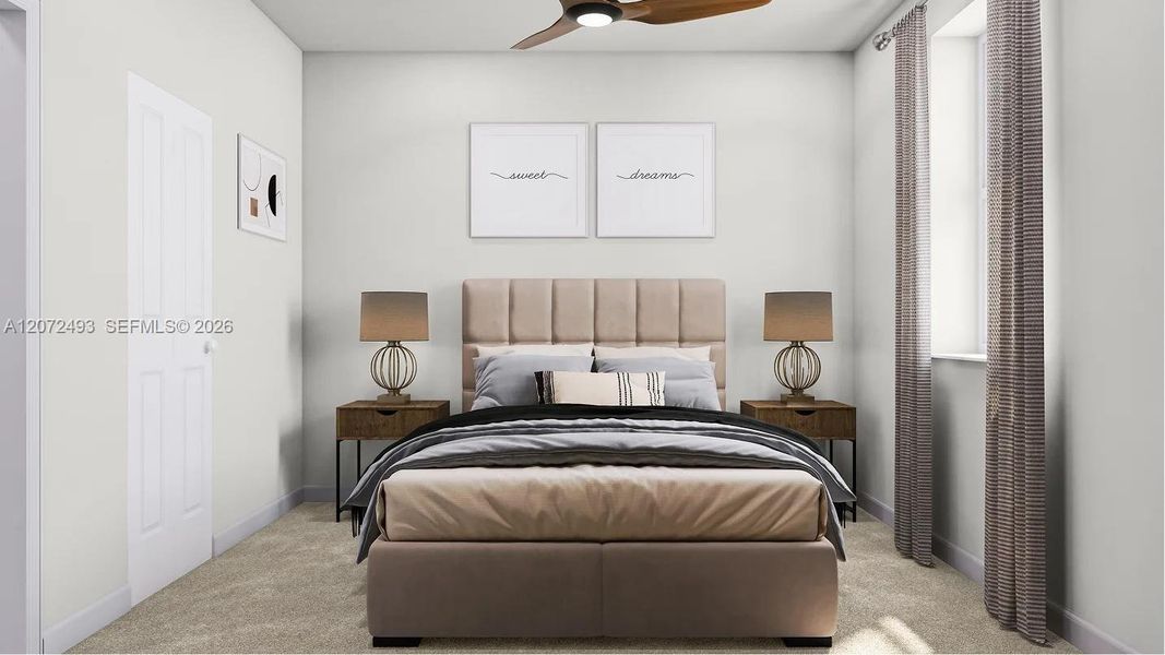 Next Gen® SuiteAll the bedrooms include a practical closet and plush wall-to-wall carpeting.