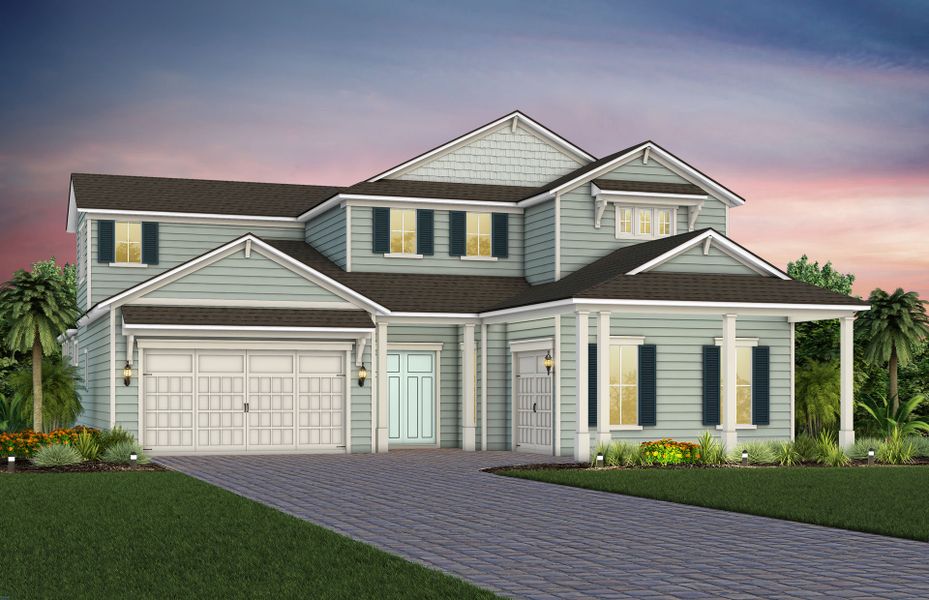 Coastal Cottage Elevation | CA301