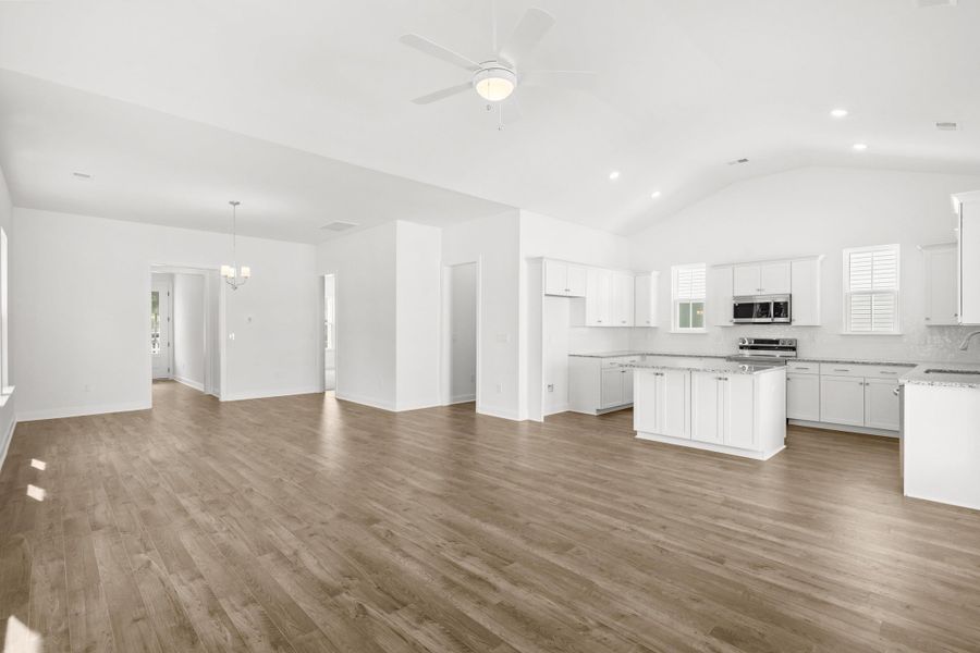 Spacious, unfurnished interior of a new home in Downtown Loris Homes, Loris (Image 24).