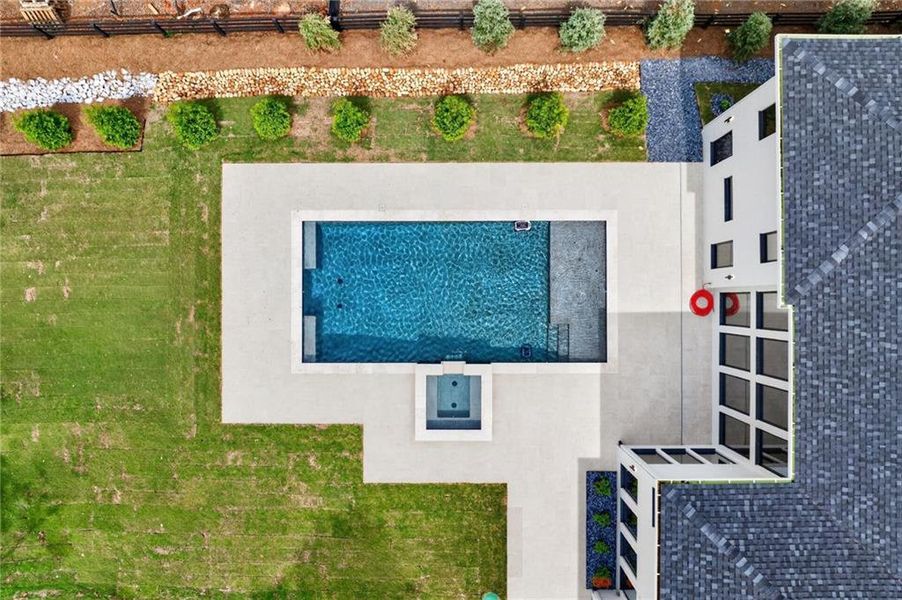 Exterior details and patio area of a home in , Sugar Hill (Image 37).