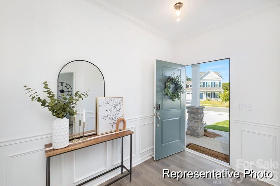 Furnished interior view inside a new home in Morgan Hills, Albemarle (Image 15).