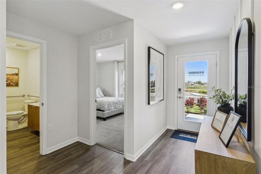 Furnished interior view inside a new home in Willowbrook South, Winter Haven (Image 24).