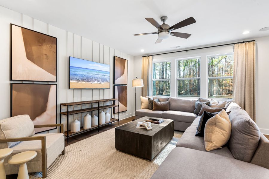 Representative furnished interior of a home built from the Eldorado by Mattamy Homes in Madison Park, Lillington (Image 14).