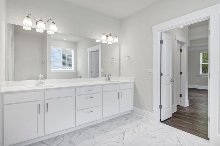 Furnished interior view inside a new home in The Cove at Mallard Crossing, Summerville (Image 6).