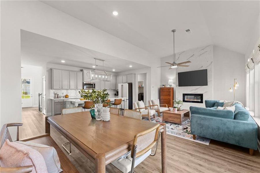 Furnished interior view inside a new home in , Homer (Image 11). Furnished interior view inside a new home in , Homer (Image 11).