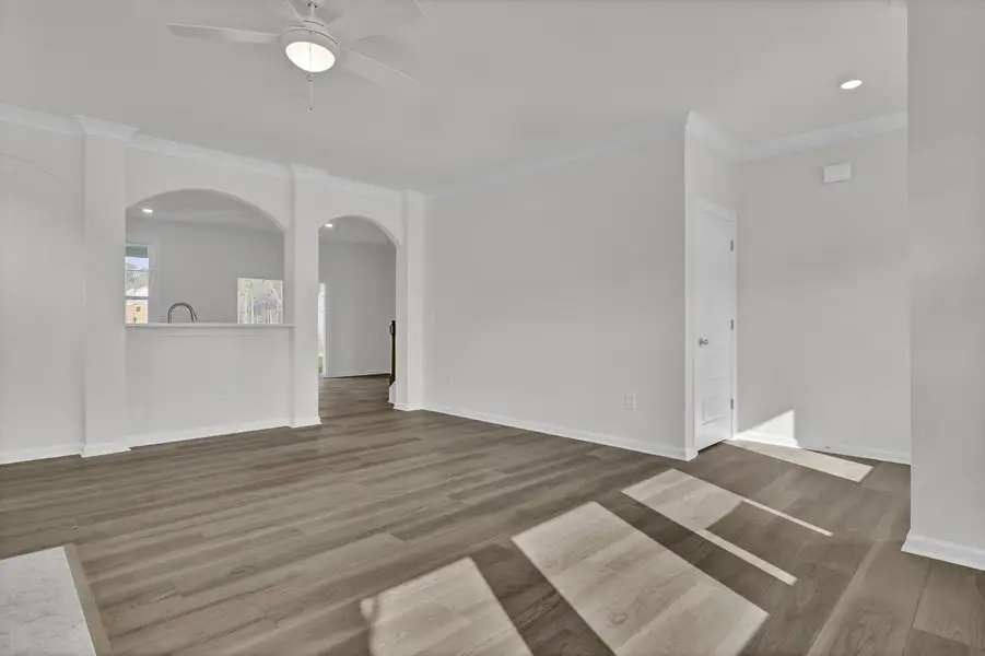 Spacious, unfurnished interior of a new home in Indigo at Abbey Preserve, Wilmington (Image 18).