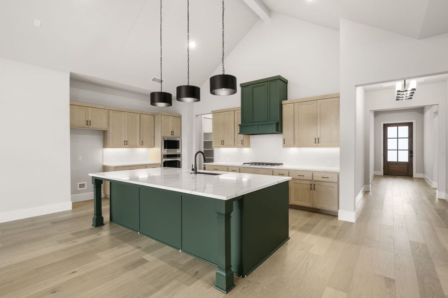 Furnished interior view inside a new home in Rio Vista at Kelly Ranch, Aledo (Image 9). Furnished interior view inside a new home in Rio Vista at Kelly Ranch, Aledo (Image 9).