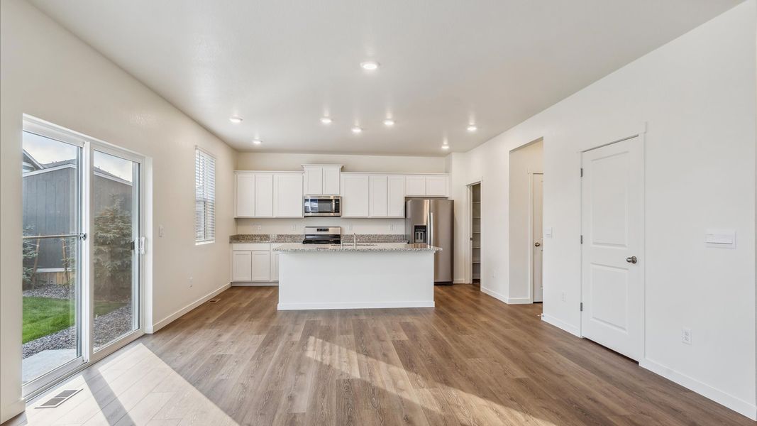 Furnished interior view inside a new home in Settlers Crossing, Commerce City (Image 5).