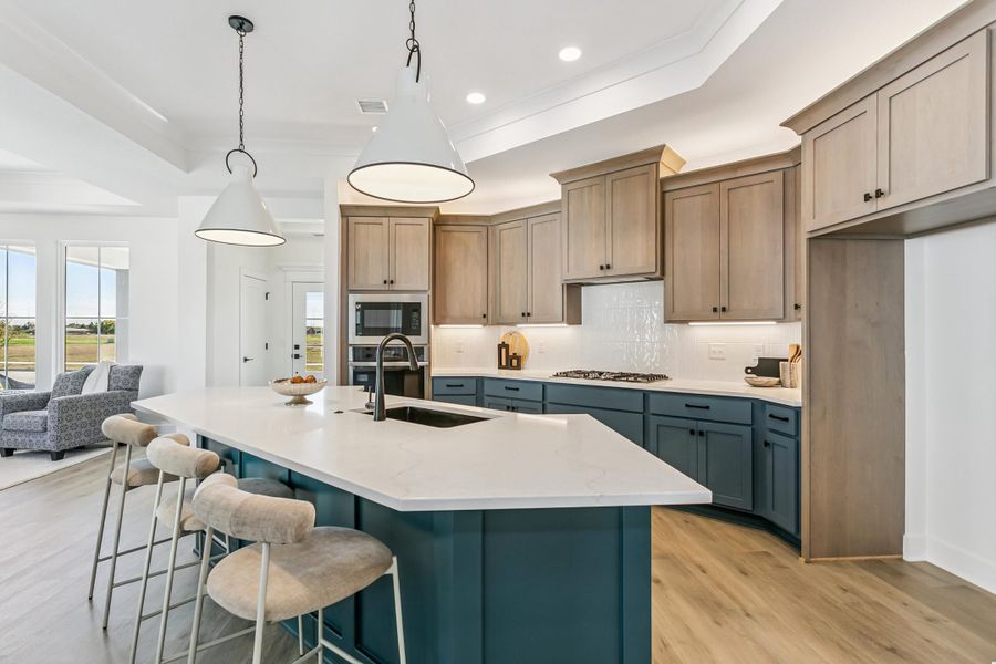 Representative furnished interior of a home built from the Clay by Perfection Builders in The Courtyards at Cornerstone, Andover (Image 4).