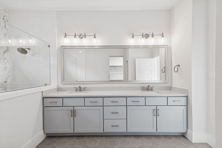 Furnished interior view inside a new home in Easthaven at Bridgeland Central - Vision Collection, Cypress (Image 17). Furnished interior view inside a new home in Easthaven at Bridgeland Central - Vision Collection, Cypress (Image 17).