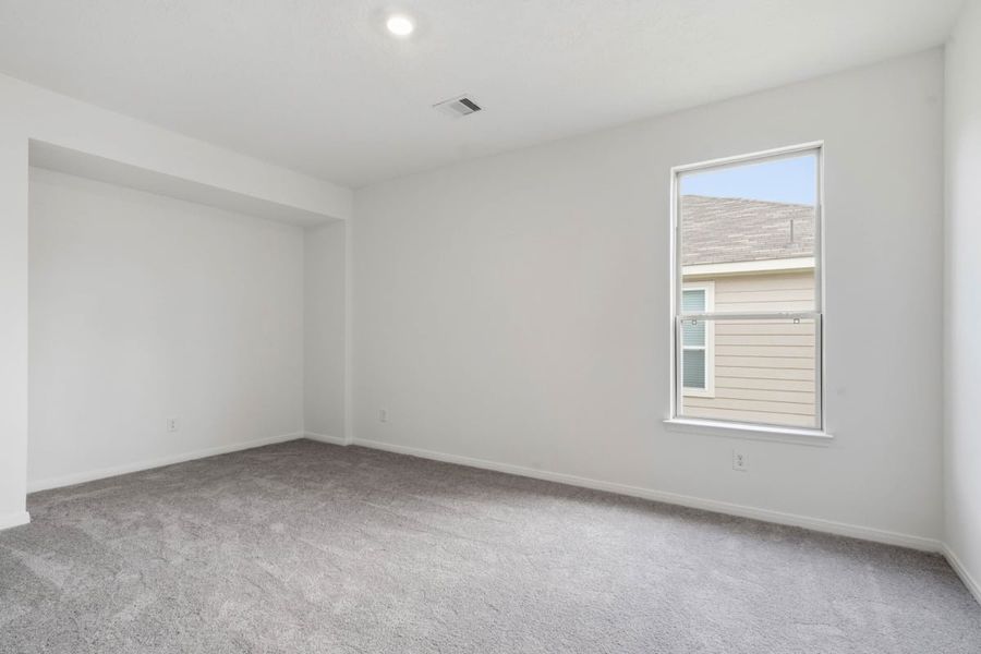 Spacious, unfurnished interior of a new home in Mustang Ridge, Magnolia (Image 15). Spacious, unfurnished interior of a new home in Mustang Ridge, Magnolia (Image 15).