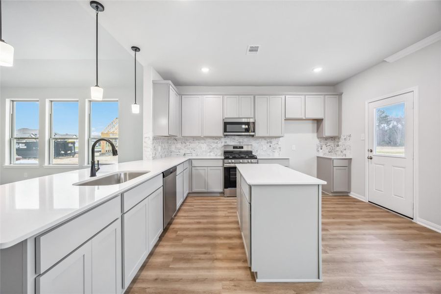 Furnished interior view inside a new home in Barton Place, Cleveland (Image 12).