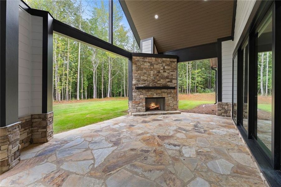 Exterior details and patio area of a home in , Ball Ground (Image 31).