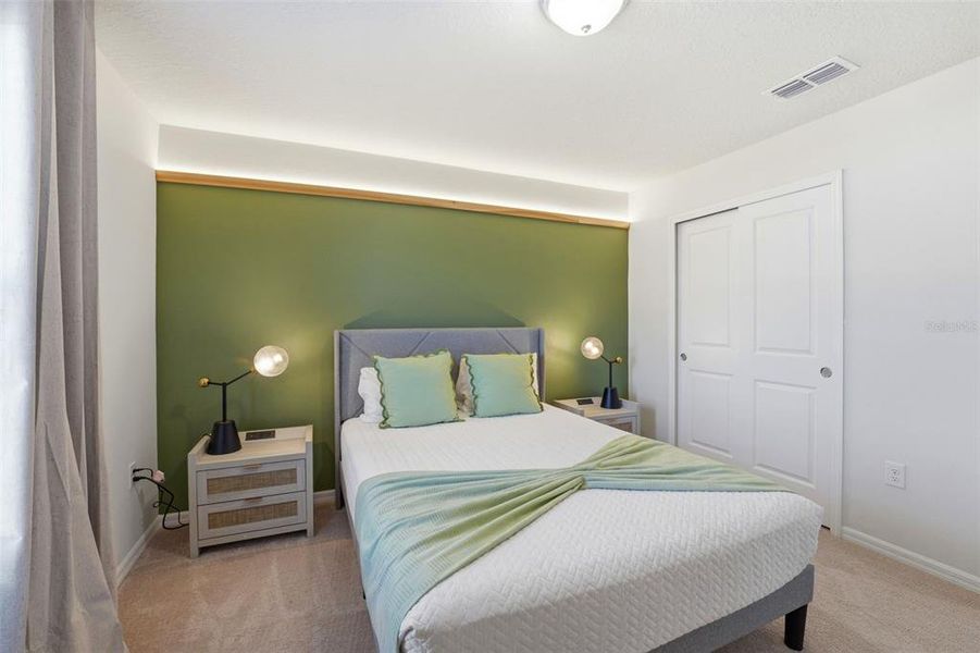 Furnished interior view inside a new home in , Clermont (Image 16).