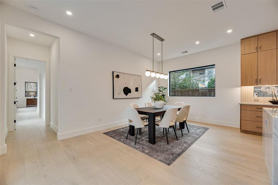 Furnished interior view inside a new home in , Dallas (Image 27).