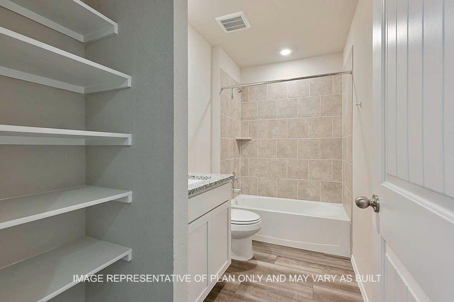 Furnished interior view inside a new home in Liberty Village, Brenham (Image 3).