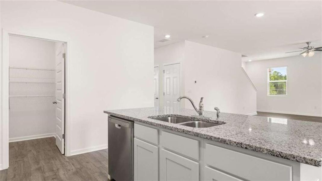 Furnished interior view inside a new home in Brooks Village, Dacula (Image 4).
