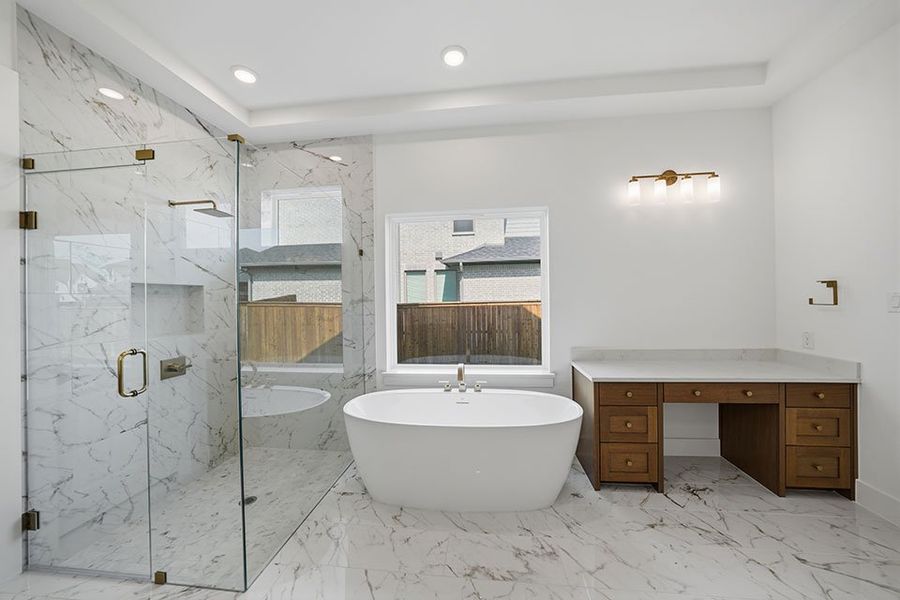 Furnished interior view inside a new home in Light Farms Graham/Reagan, Celina (Image 13).