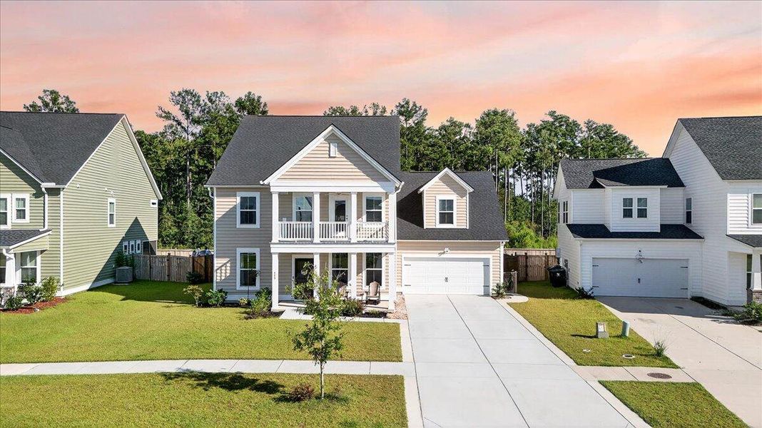 Front exterior of a new home in , Summerville, SC, highlighting curb appeal (Image 29).