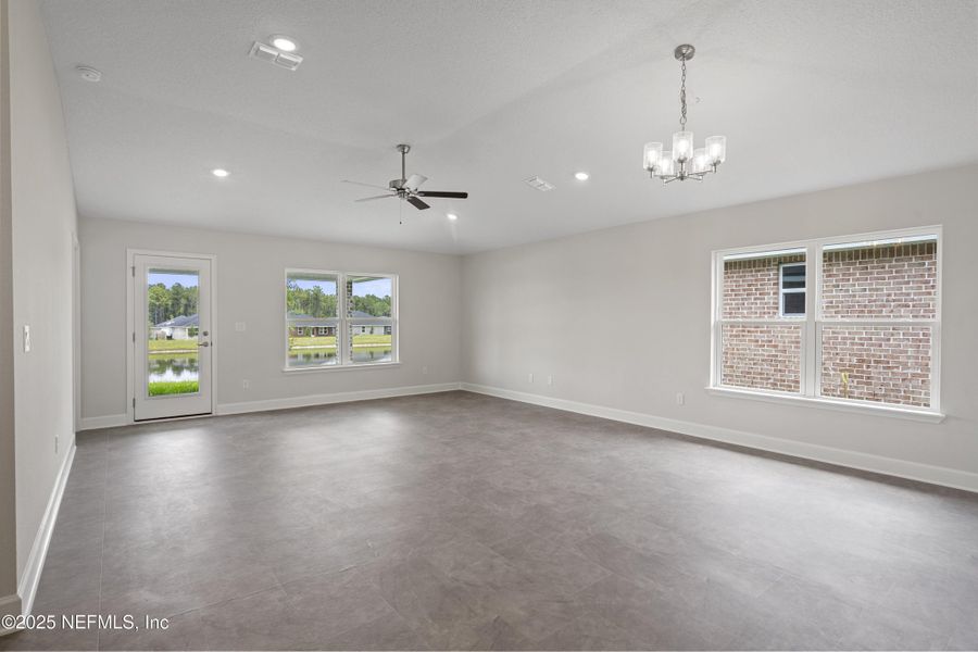 Spacious, unfurnished interior of a new home in Shadow Crest at Rolling Hills, Green Cove Springs (Image 14). Spacious, unfurnished interior of a new home in Shadow Crest at Rolling Hills, Green Cove Springs (Image 14).