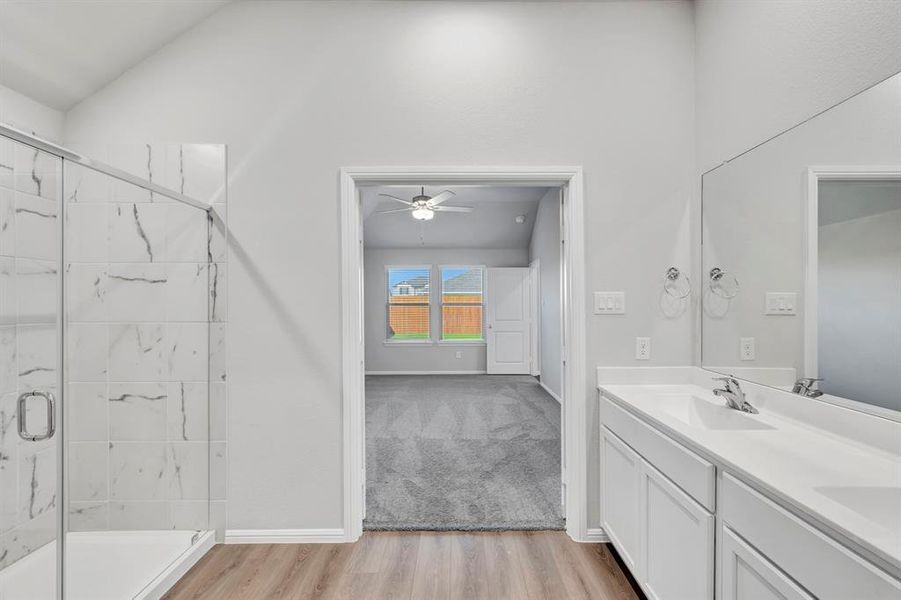 Furnished interior view inside a new home in Verandah, Royse City (Image 17). Furnished interior view inside a new home in Verandah, Royse City (Image 17).