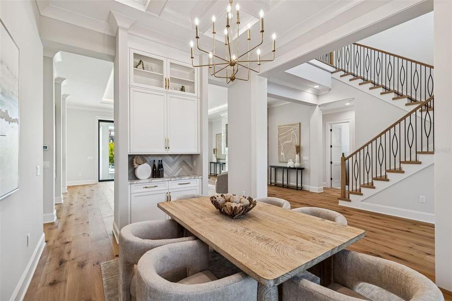 Furnished interior view inside a new home in , Tampa (Image 11).