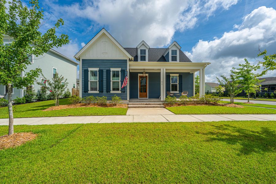 Front exterior of a new home in Nexton, Summerville, SC, highlighting curb appeal (Image 24).