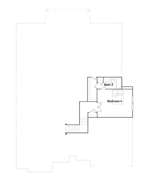 2D floor plan layout of this home in Samara: Wentworth, League City, TX (Image 3). 2D floor plan layout of this home in Samara: Wentworth, League City, TX (Image 3).