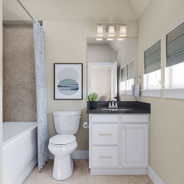 Furnished interior view inside a new home in Clopton Farms, Montgomery (Image 21).