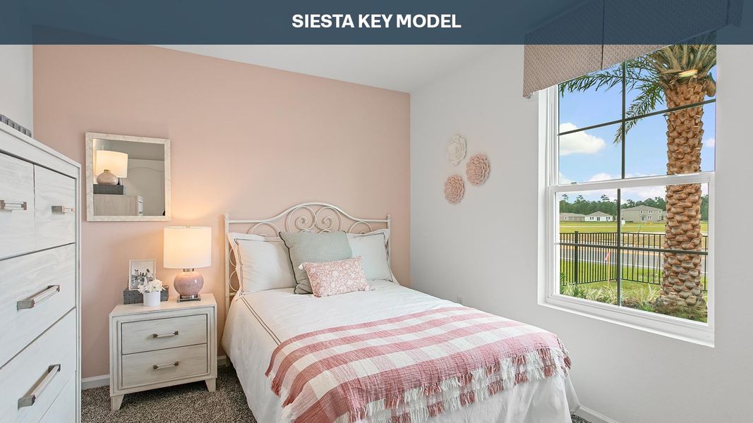 Representative furnished interior of a home built from the Siesta Key by D.R. Horton in Sawmill Branch Express, Palm Coast (Image 15).