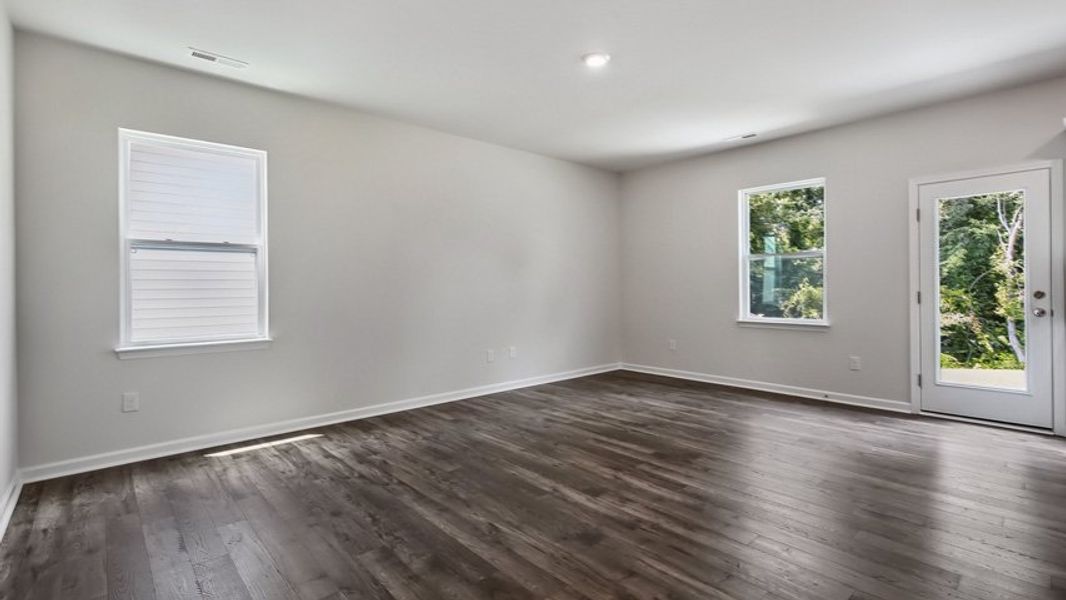 Spacious, unfurnished interior of a new home in The Estates at Edinborough, Gibsonville (Image 18).