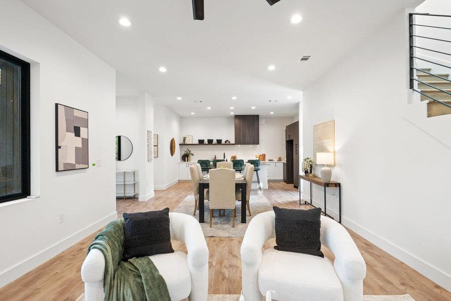 Furnished interior view inside a new home in , Austin (Image 5).