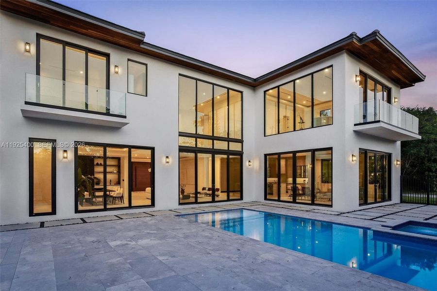 New Construction | Pool & Spa | Glass Facade | Private Balcony | Pinecrest FL