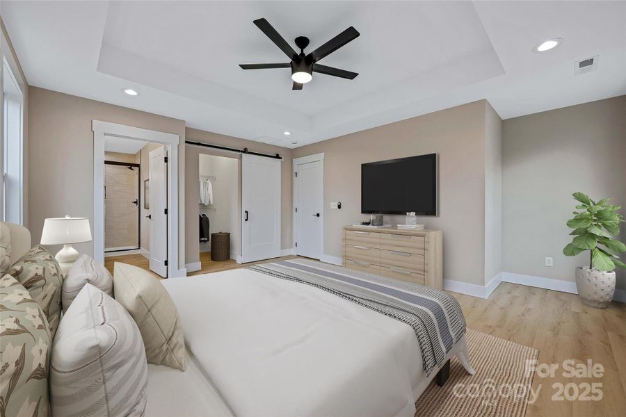 Furnished interior view inside a new home in , Maggie Valley (Image 13).