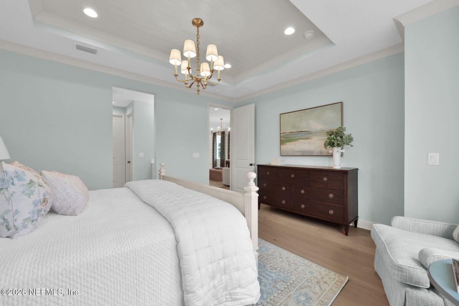 Furnished interior view inside a new home in Mariposa at EverRange 40' Series, Jacksonville (Image 18).
