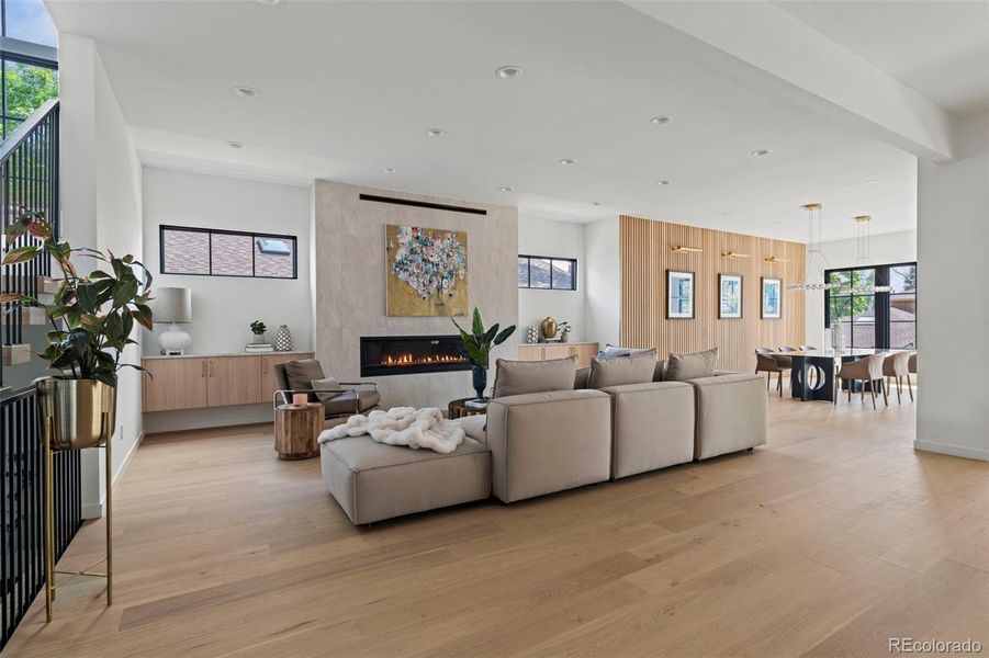 Furnished interior view inside a new home in , Denver (Image 9).