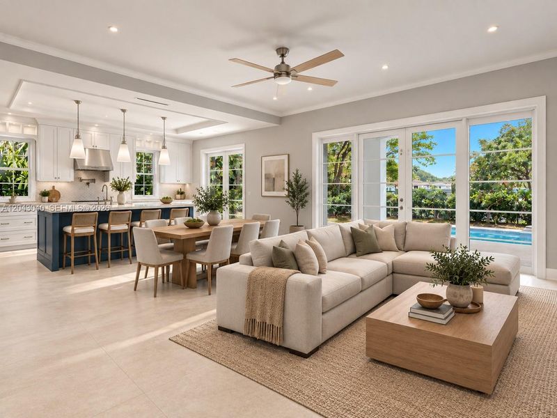 Living/Dining/Kitchen